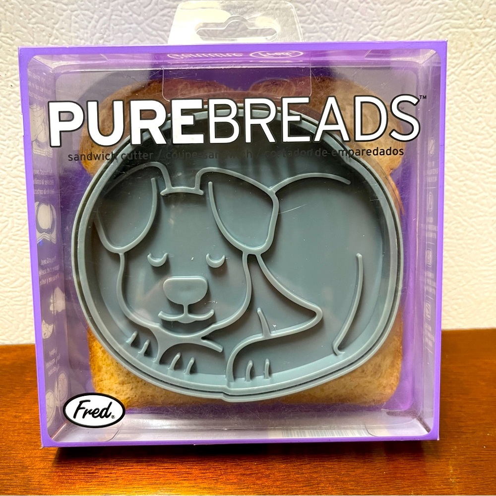 New Fred Pure Breads Sandwich Cutter Press, Dog
